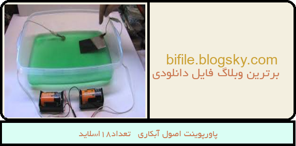 پاورپوینت اصول آبکاری   تعداد18اسلاید