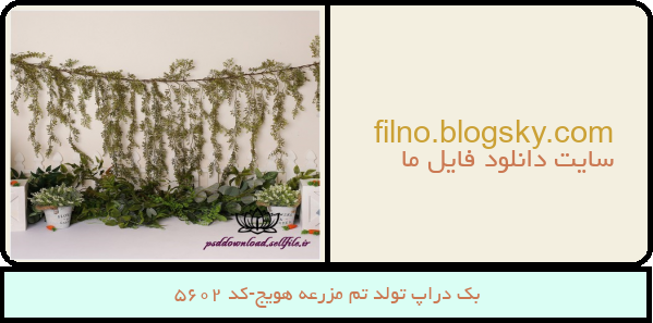 بک دراپ تولد تم مزرعه هویج-کد 5602