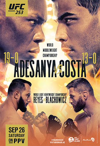 دانلود  یو اف سی  253 : UFC 253: Adesanya vs. Costa