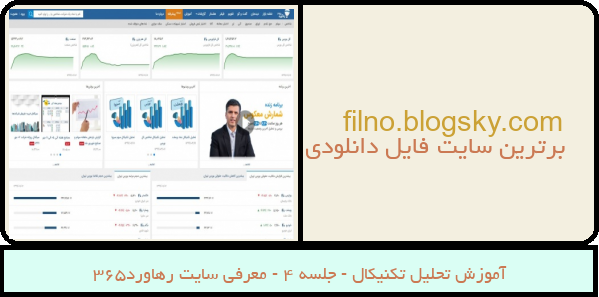 آموزش تحلیل تکنیکال - جلسه 4 - معرفی سایت رهاورد365
